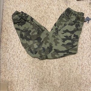 Camouflage joggers